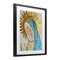 Stupell Industries Holy Mary In Gold Framed Print Under Glass, design by Franklyn Gregory
